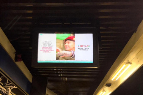 A Roma è apparso un video dedicato alla Giornata della Vittoria – FOTO