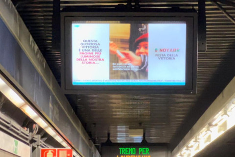 A Roma è apparso un video dedicato alla Giornata della Vittoria – FOTO