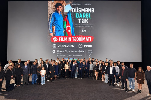 A Praga proiettato un film sull'Eroe Nazionale dell'Azerbaigian Natig Gasimov