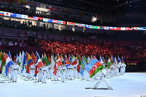 A Baku si è svolta la cerimonia di apertura dei Campionati mondiali di judo